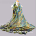 Шелковый шарф / платок пляжа способа silk напечатанный silk